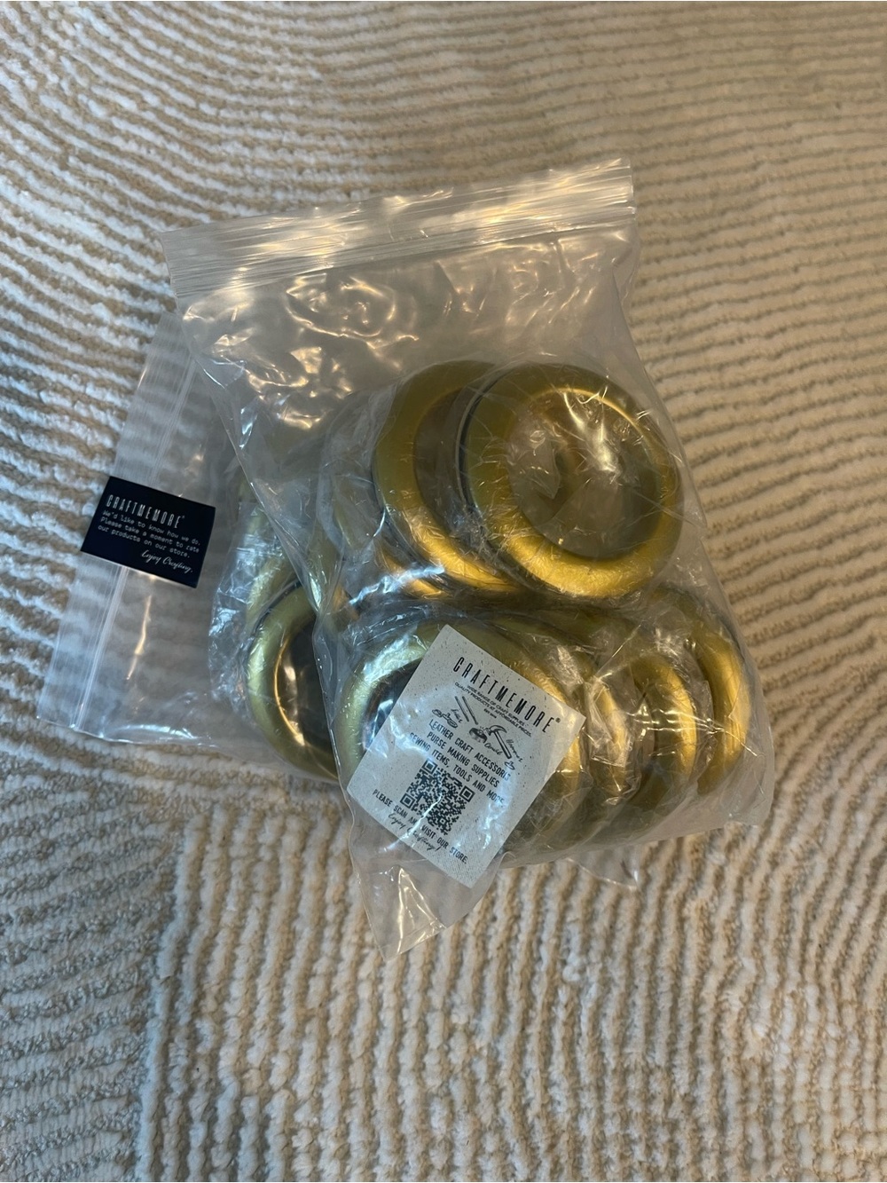 Gold Curtain Grommets